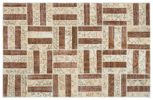 Apex Patchwork Unique Bej 20680 160 cm X 250 cm (1)