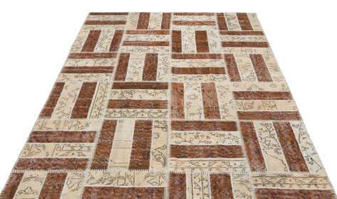 Apex Patchwork Unique Bej 20680 160 cm X 250 cm - 3