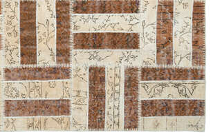 Apex Patchwork Unique Bej 20680 160 cm X 250 cm (5)