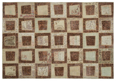 Apex Patchwork Unique Bej 21042 197 cm X 284 cm - 1
