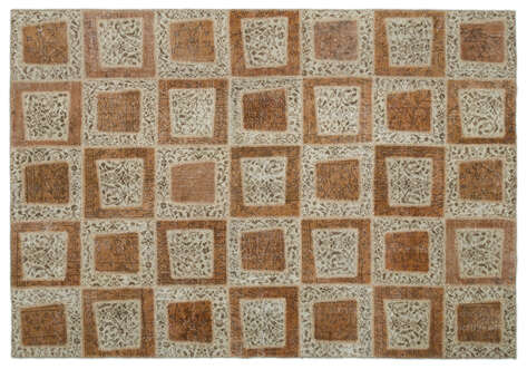 Apex Patchwork Unique Bej 21055 194 cm X 280 cm - 1