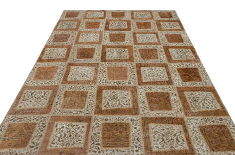 Apex Patchwork Unique Bej 21055 194 cm X 280 cm - 3
