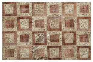 Apex Patchwork Unique Bej 21436 160 cm X 242 cm (1)