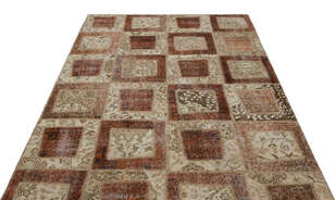 Apex Patchwork Unique Bej 21436 160 cm X 242 cm (3)