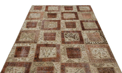 Apex Patchwork Unique Bej 21436 160 cm X 242 cm - 3