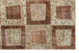 Apex Patchwork Unique Bej 21436 160 cm X 242 cm (5)