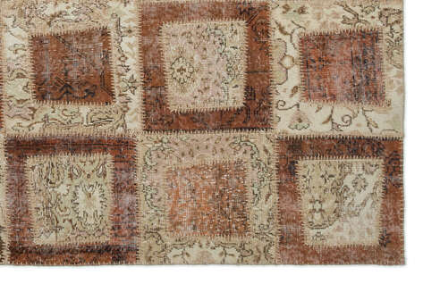 Apex Patchwork Unique Bej 21436 160 cm X 242 cm - 5