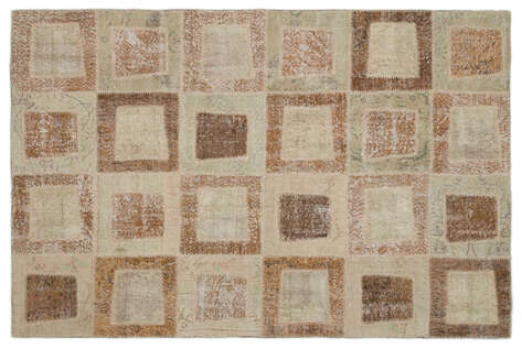 Apex Patchwork Unique Bej 21437 160 cm X 241 cm - 1