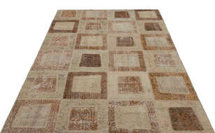 Apex Patchwork Unique Bej 21437 160 cm X 241 cm (3)