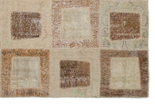 Apex Patchwork Unique Bej 21437 160 cm X 241 cm (5)