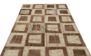 Apex Patchwork Unique Bej 21441 160 cm X 242 cm (3)