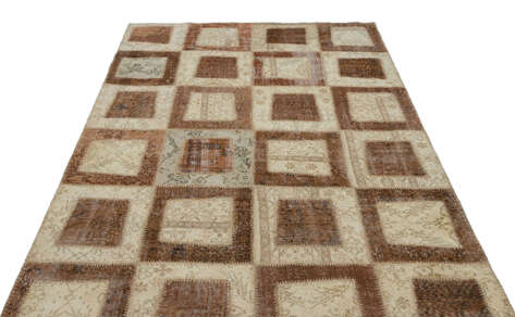 Apex Patchwork Unique Bej 21441 160 cm X 242 cm - 3