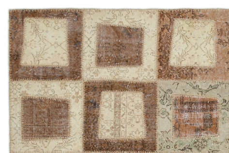 Apex Patchwork Unique Bej 21441 160 cm X 242 cm - 4