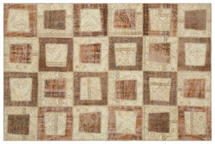 Apex Patchwork Unique Bej 21584 160 cm X 233 cm (1)
