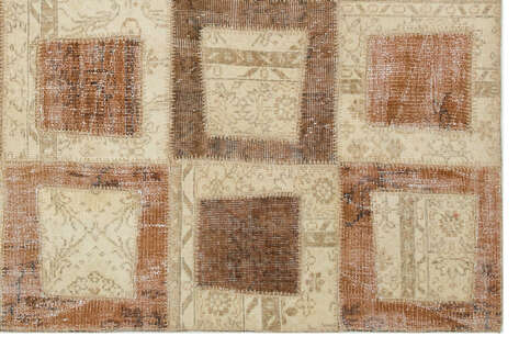 Apex Patchwork Unique Bej 21584 160 cm X 233 cm - 5