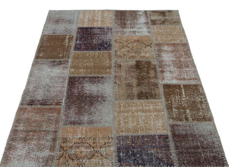 Apex Patchwork Unique Bej 22205 120 cm X 180 cm - 3
