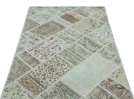 Apex Patchwork Unique Bej 22328 120 cm X 180 cm - 3
