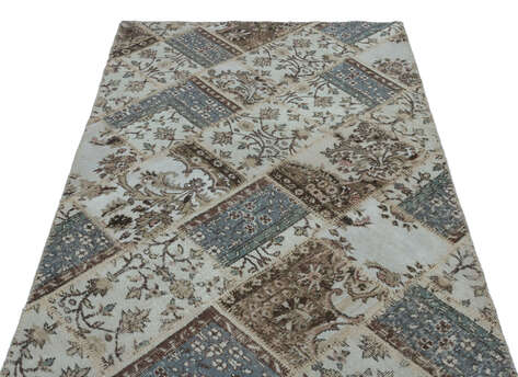 Apex Patchwork Unique Bej 22355 120 cm X 180 cm - 3