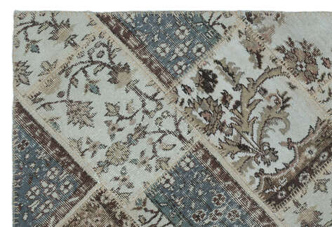 Apex Patchwork Unique Bej 22355 120 cm X 180 cm - 5