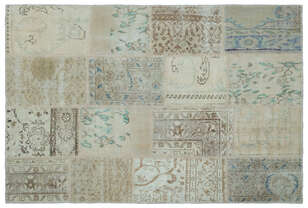 Apex Patchwork Unique Bej 22375 120 cm X 180 cm (1)