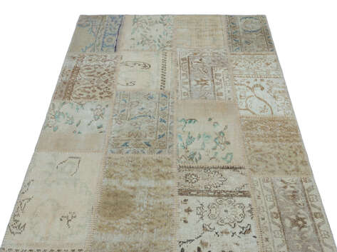 Apex Patchwork Unique Bej 22375 120 cm X 180 cm - 3