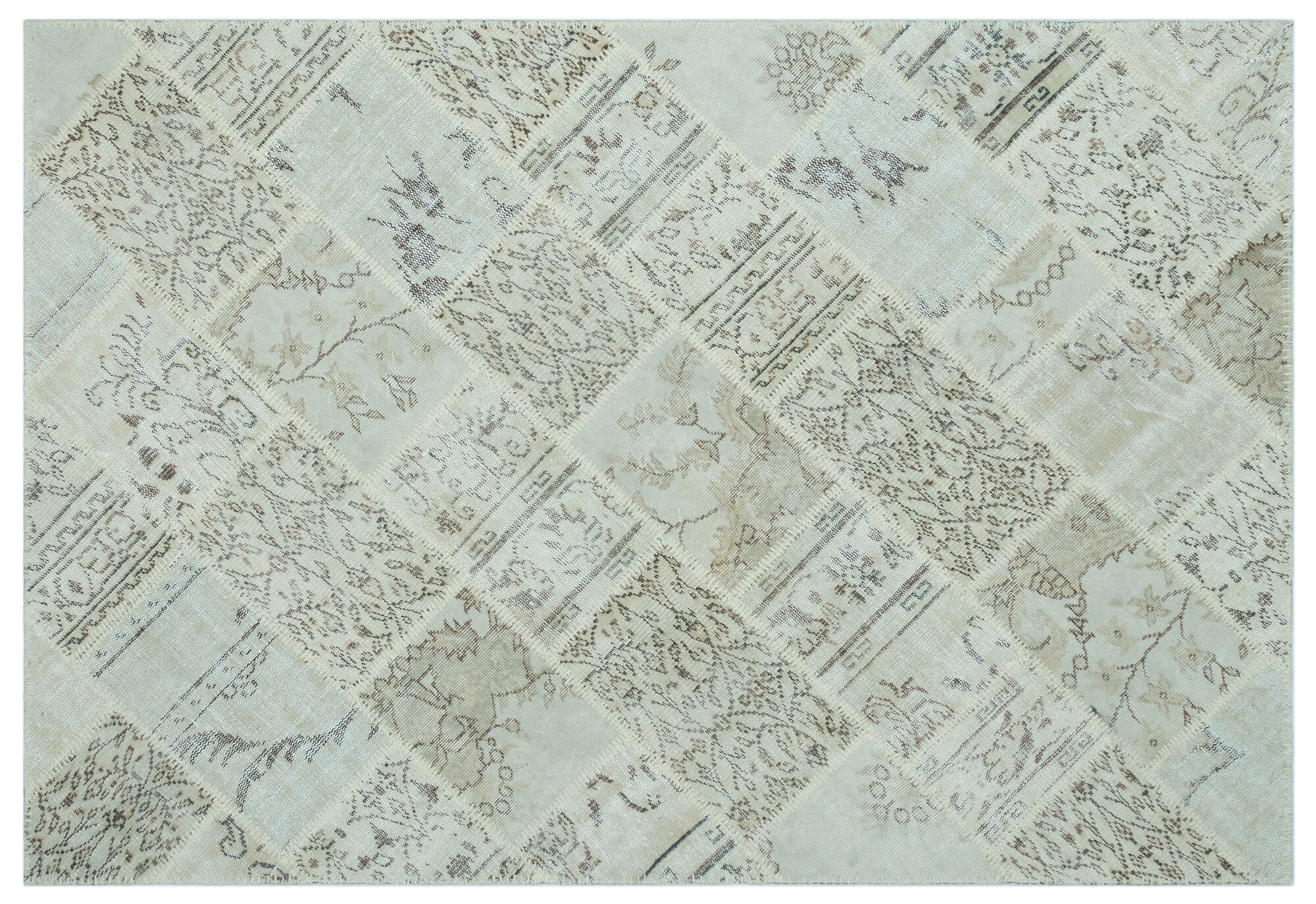 Apex Patchwork Unique Bej 24804 160 Cm X 230 Cm