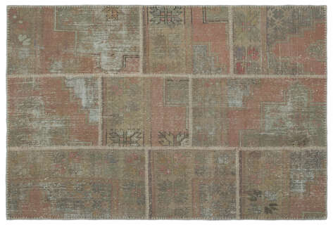 Apex Patchwork Unique Bej 25181 120 cm X 180 cm - 1