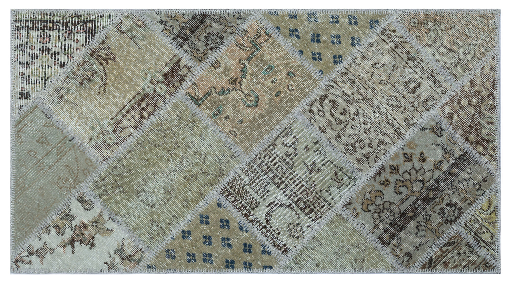 Apex Patchwork Unique Bej 25904 080 cm X 150 cm