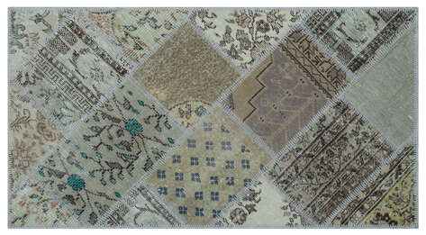 Apex Patchwork Unique Bej 26001 080 cm X 150 cm - 1