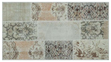 Apex Patchwork Unique Bej 26061 080 cm X 150 cm - 1