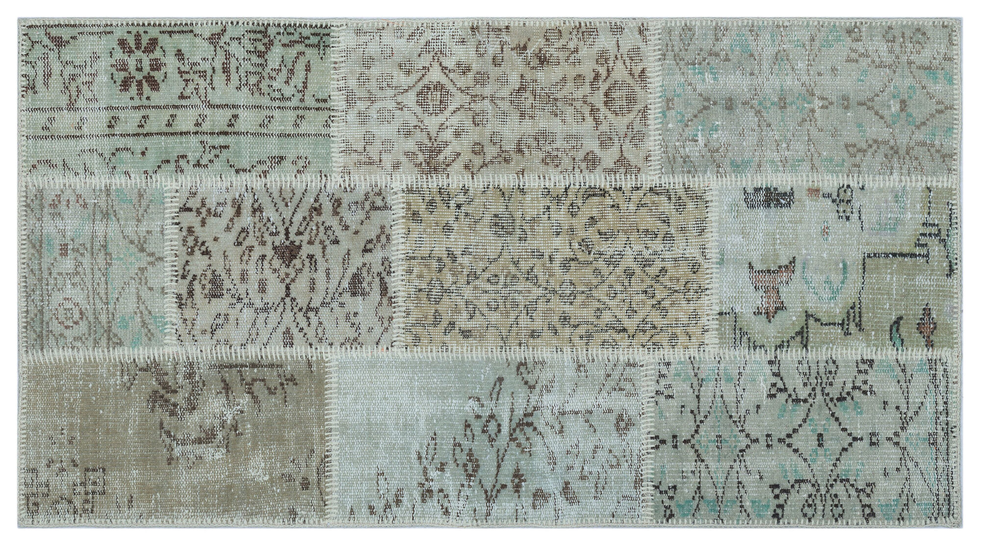 Apex Patchwork Unique Bej 26121 080 cm X 150 cm