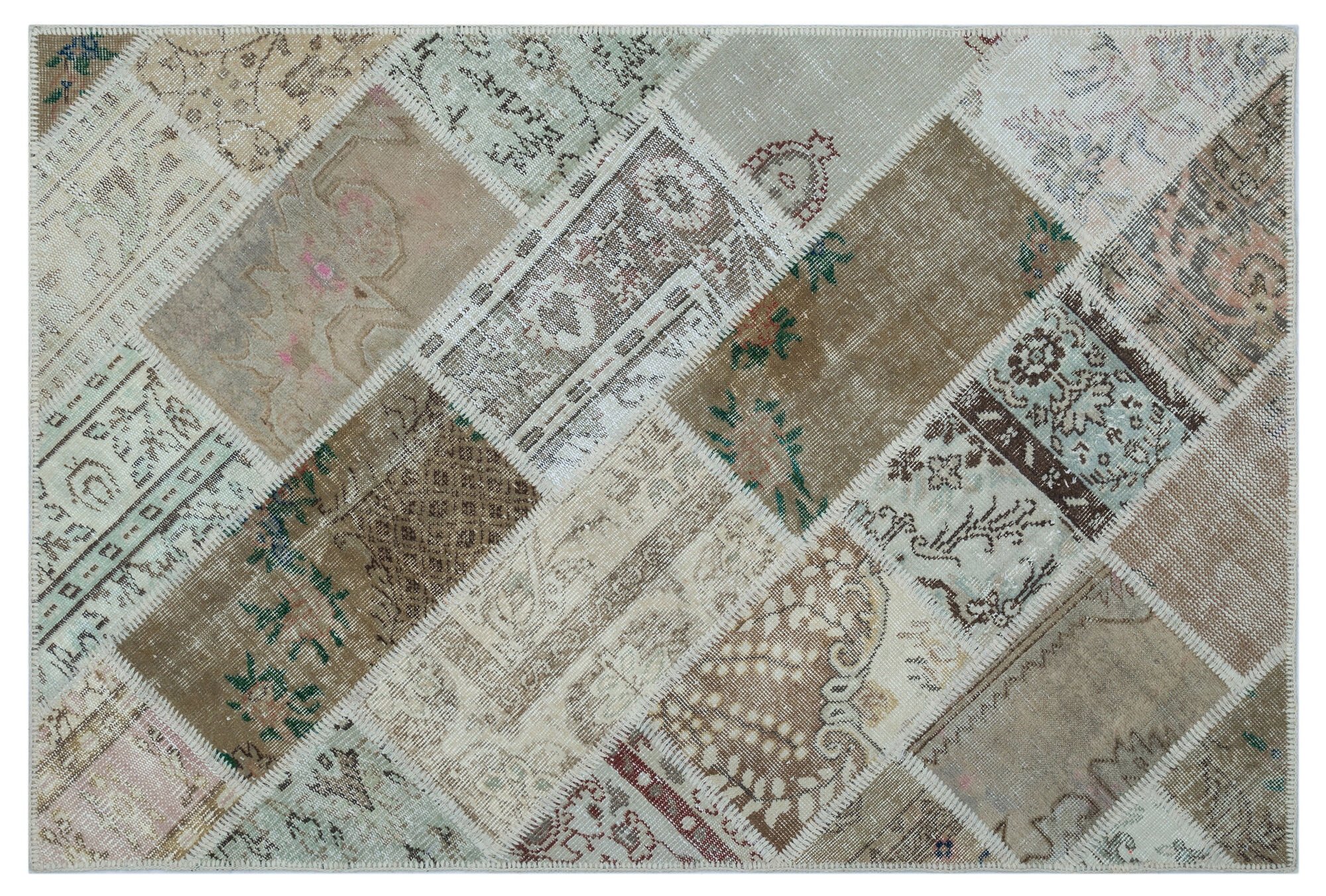 Apex Patchwork Unique Bej 26570 120 cm X 180 cm