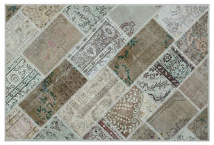 Apex Patchwork Unique Bej 26570 120 cm X 180 cm (1)