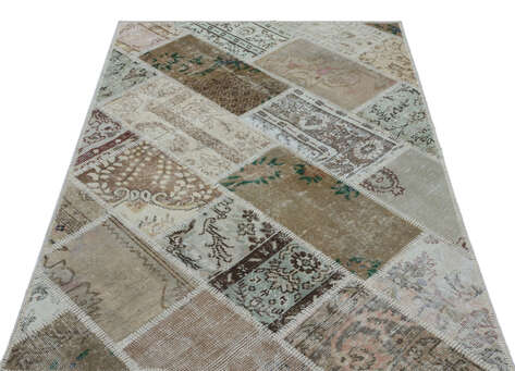 Apex Patchwork Unique Bej 26570 120 cm X 180 cm - 3