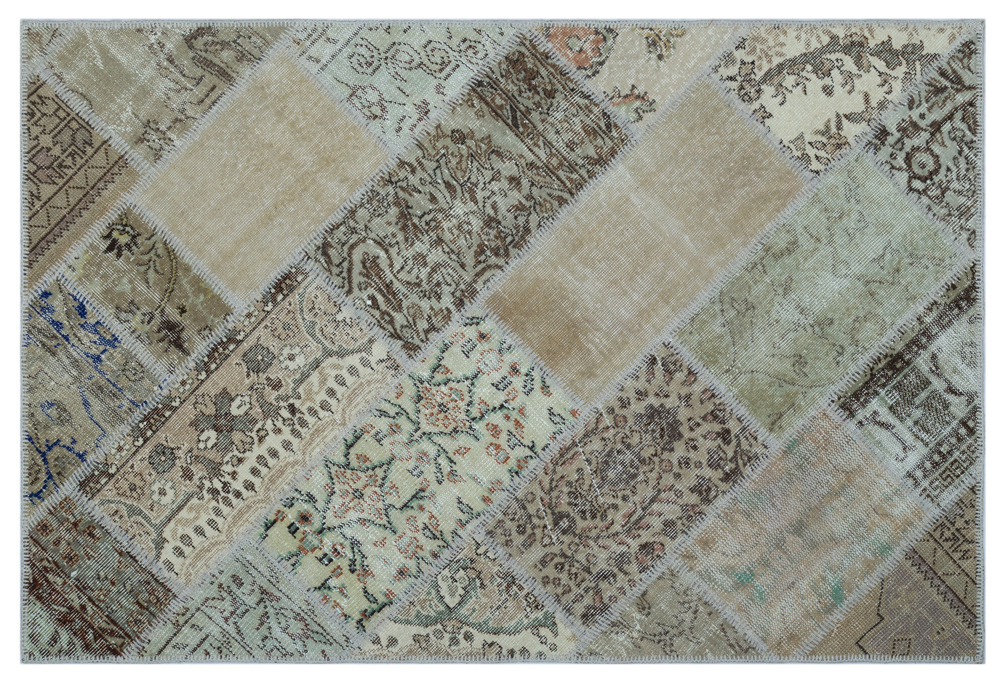 Apex Patchwork Unique Bej 26612 120 cm X 180 cm