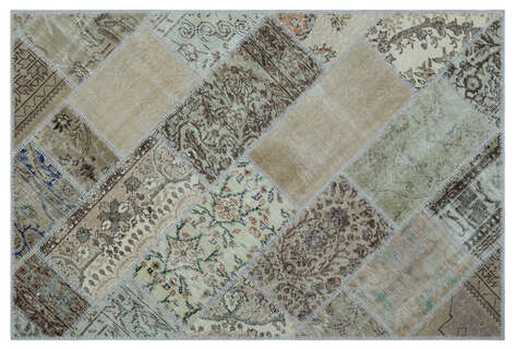 Apex Patchwork Unique Bej 26612 120 cm X 180 cm - 1