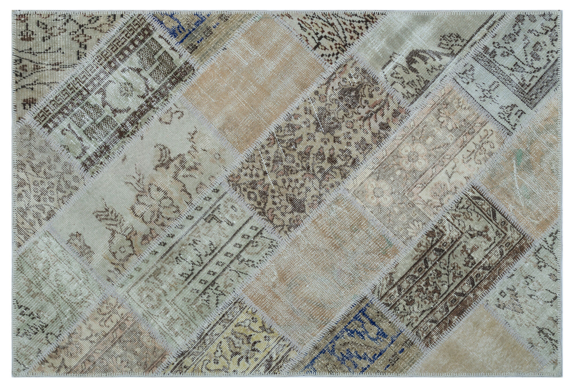 Apex Patchwork Unique Bej 26617 120 cm X 180 cm