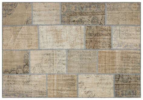 Apex Patchwork Unique Bej 35466 161 cm X 232 cm - 1