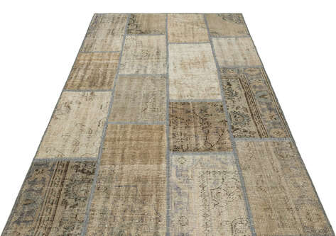Apex Patchwork Unique Bej 35466 161 cm X 232 cm - 3