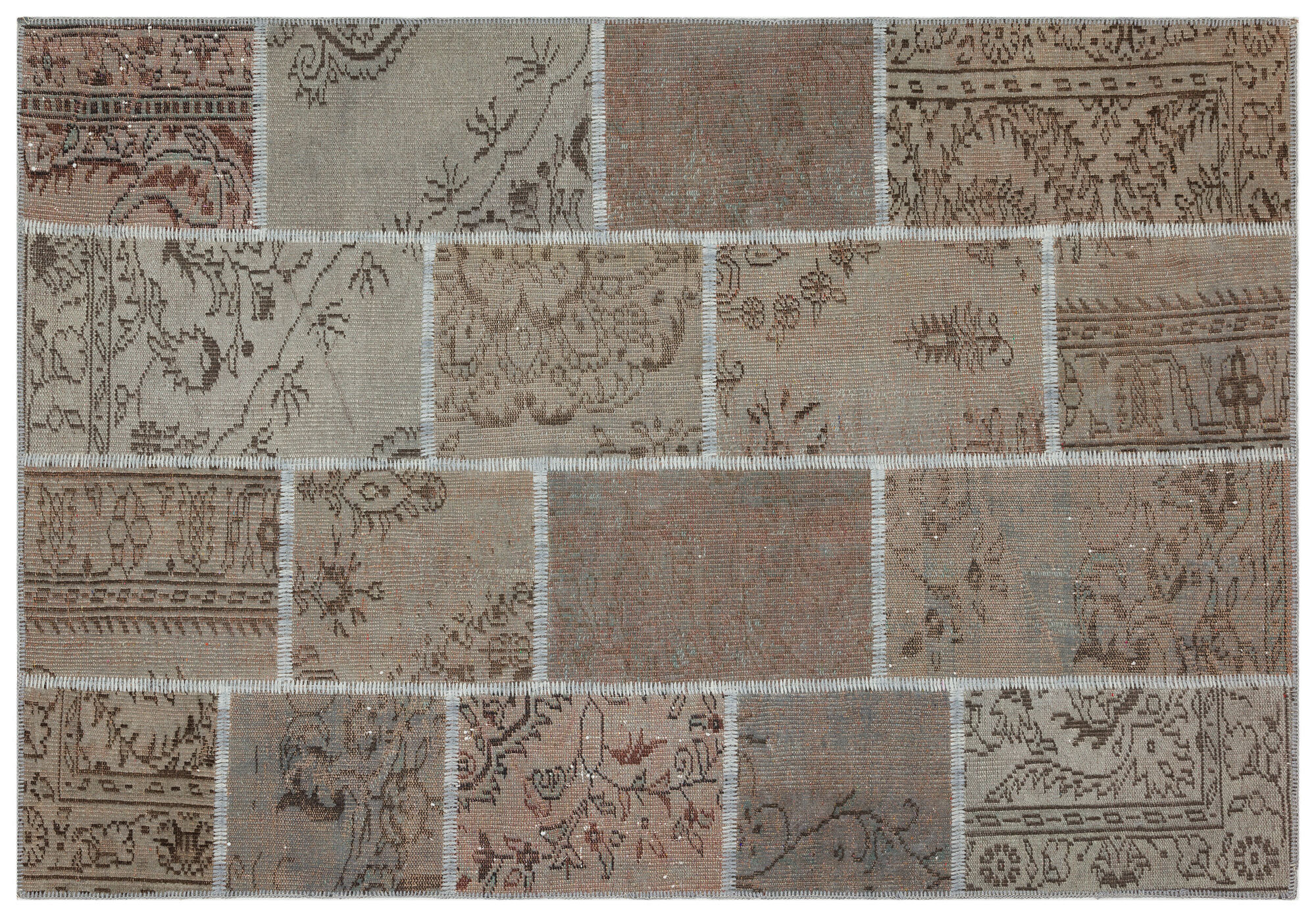 Apex Patchwork Unique Bej 35874 161 cm X 232 cm