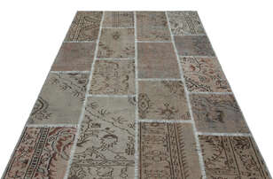 Apex Patchwork Unique Bej 35874 161 cm X 232 cm (3)