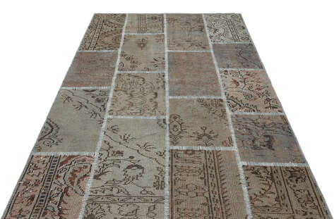 Apex Patchwork Unique Bej 35874 161 cm X 232 cm - 3