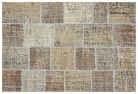 Apex Patchwork Unique Bej 35878 160 cm X 232 cm - 1