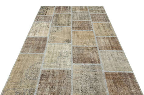 Apex Patchwork Unique Bej 35878 160 cm X 232 cm - 3