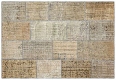 Apex Patchwork Unique Bej 35888 160 cm X 231 cm - 1