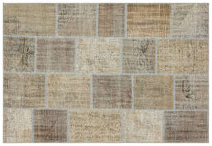 Apex Patchwork Unique Bej 35889 161 cm X 232 cm (1)