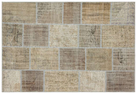 Apex Patchwork Unique Bej 35889 161 cm X 232 cm - 1