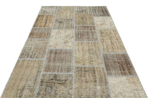Apex Patchwork Unique Bej 35889 161 cm X 232 cm - 3