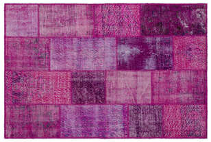 Apex Patchwork Unique Fuşya 22201 120 cm X 180 cm (1)