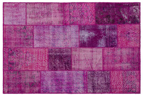 Apex Patchwork Unique Fuşya 22201 120 cm X 180 cm - 1